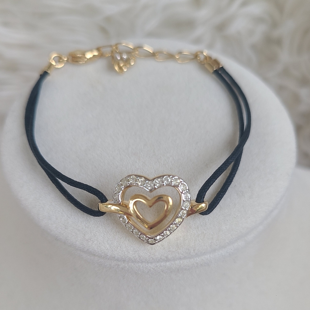 Swarovski Lady Pendant Yellow Heart Bracelet- Excellent Condition